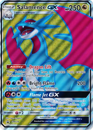 Salamence GX (SM139) (Jumbo Card) [Sun & Moon: Black Star Promos] | Nerdhalla Games