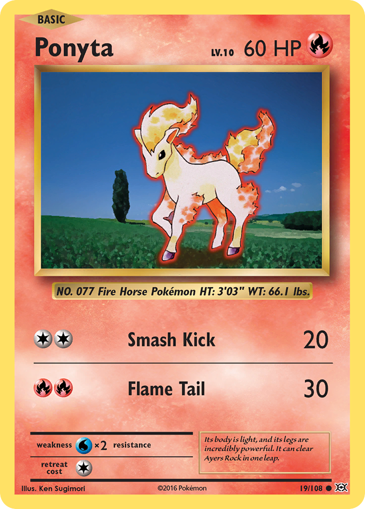 Ponyta (19/108) [XY: Evolutions] | Nerdhalla Games