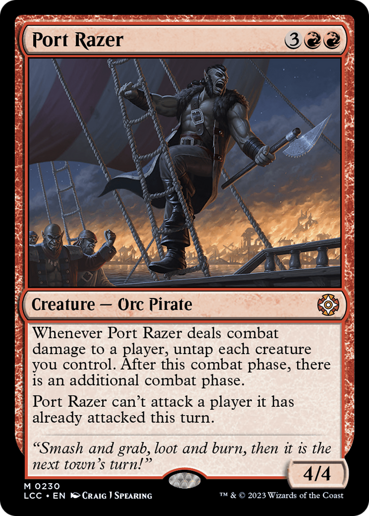 Port Razer [The Lost Caverns of Ixalan Commander] | Nerdhalla Games