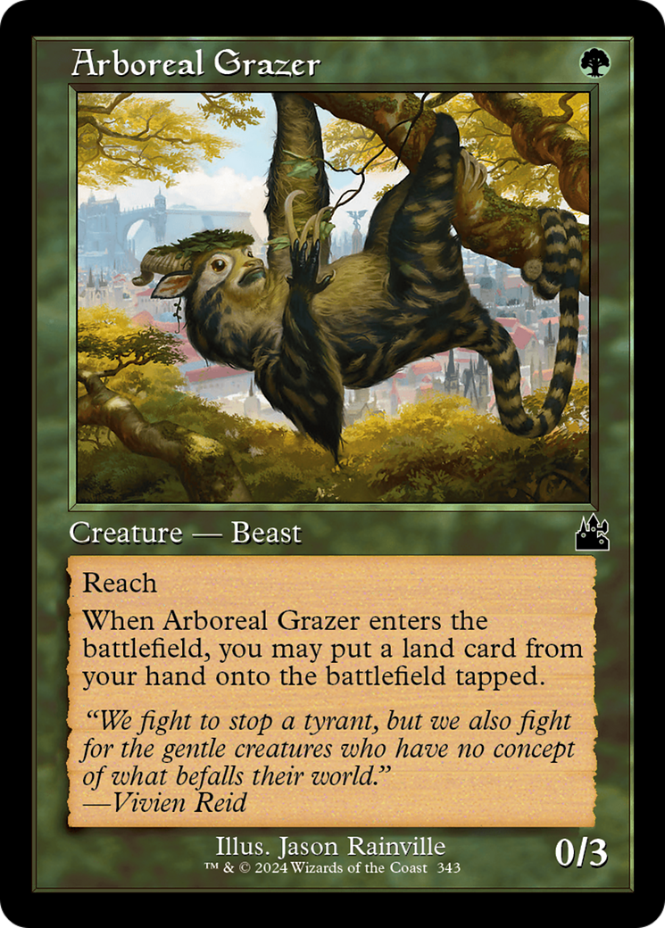 Arboreal Grazer (Retro Frame) [Ravnica Remastered] | Nerdhalla Games