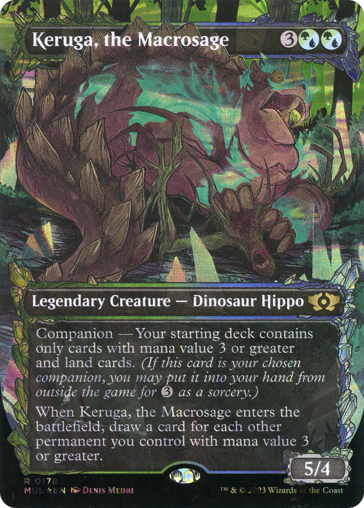 Keruga, the Macrosage (Halo Foil) [Multiverse Legends] | Nerdhalla Games