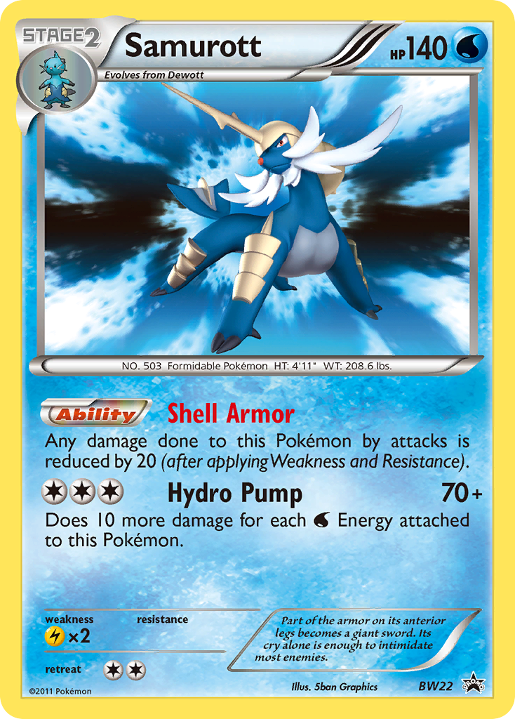 Samurott (BW22) [Black & White: Black Star Promos] | Nerdhalla Games