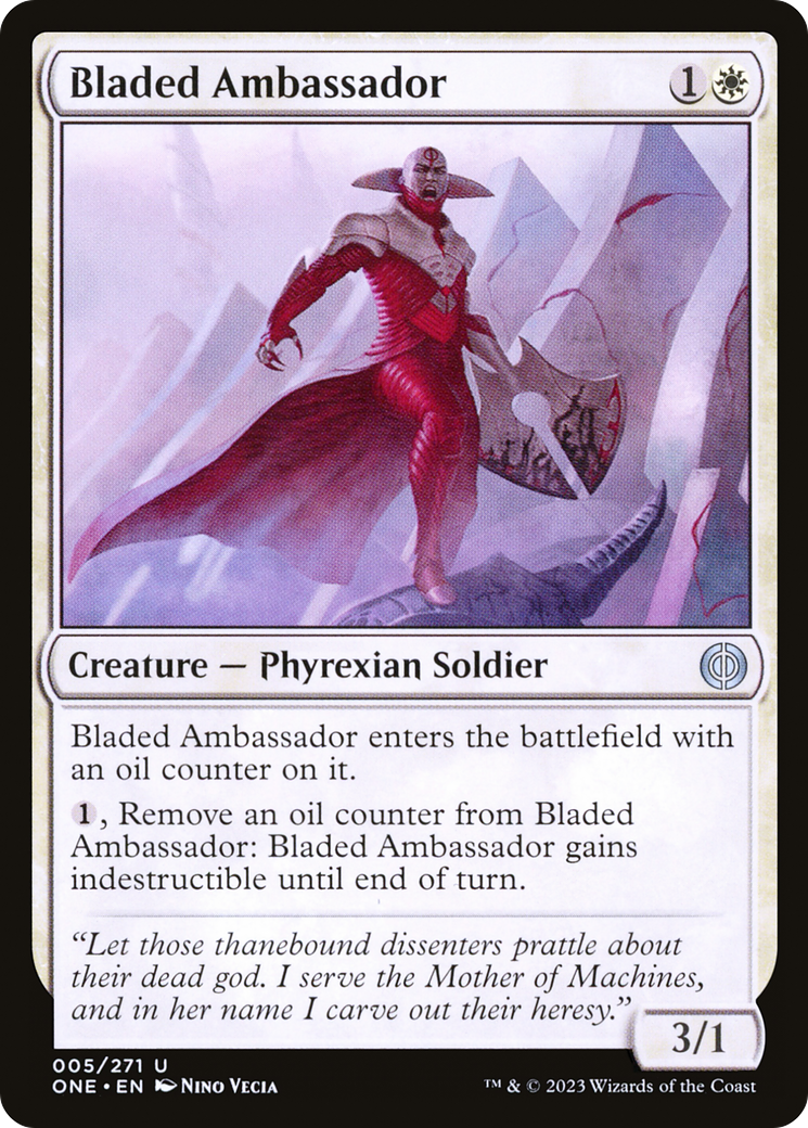 Bladed Ambassador [Phyrexia: All Will Be One] | Nerdhalla Games