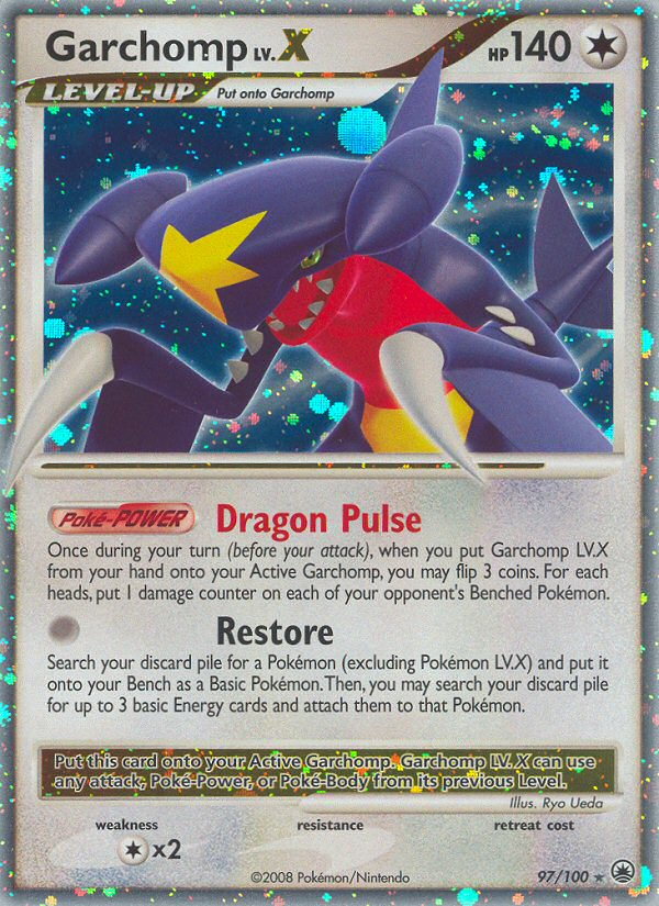 Garchomp LV.X (97/100) [Diamond & Pearl: Majestic Dawn] | Nerdhalla Games