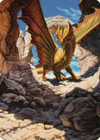 Ancient Brass Dragon Art Card (02) [Commander Legends: Battle for Baldur's Gate Art Series] | Nerdhalla Games