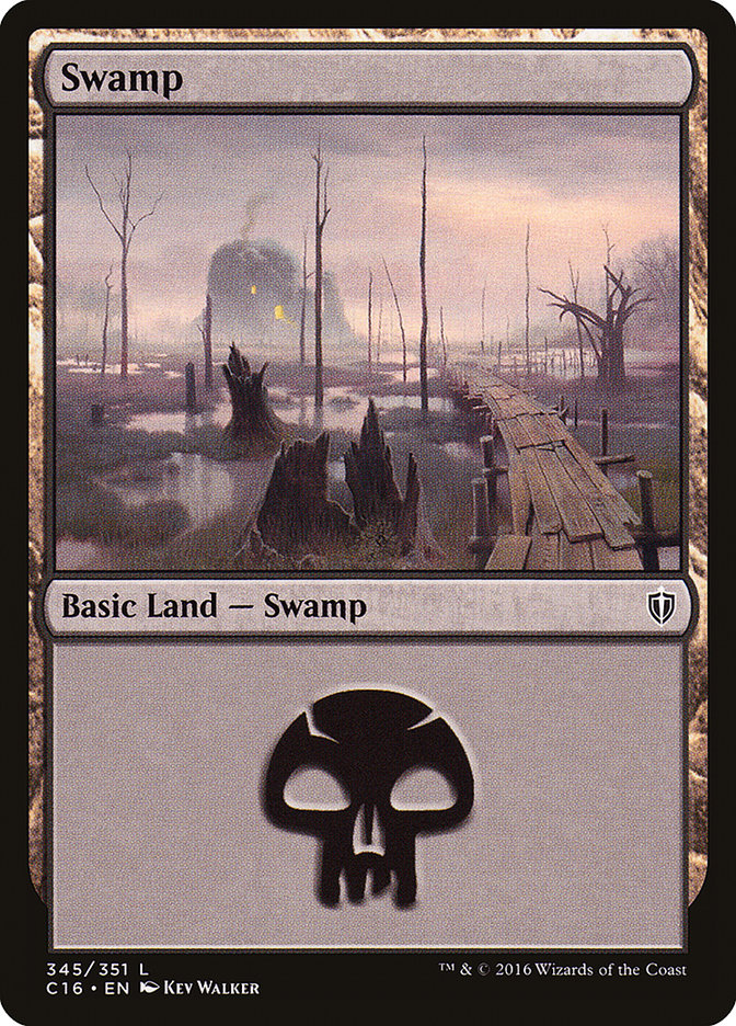 Swamp (345) [Commander 2016] | Nerdhalla Games