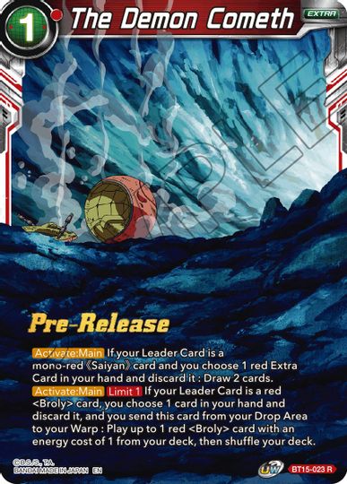 The Demon Cometh (BT15-023) [Saiyan Showdown Prerelease Promos] | Nerdhalla Games