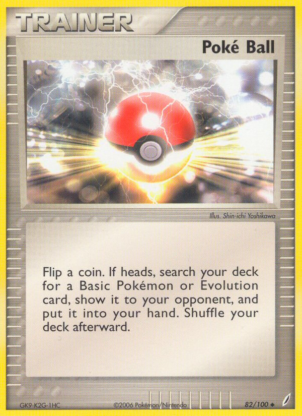 Poke Ball (82/100) [EX: Crystal Guardians] | Nerdhalla Games