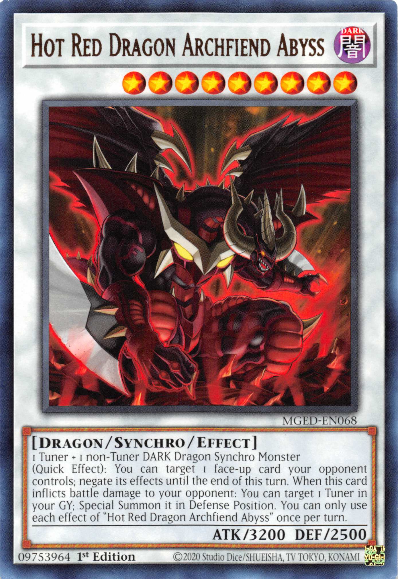 Hot Red Dragon Archfiend Abyss [MGED-EN068] Rare | Nerdhalla Games