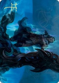 Cosima, God of the Voyage Art Card (Gold-Stamped Signature) [Kaldheim: Art Series] | Nerdhalla Games