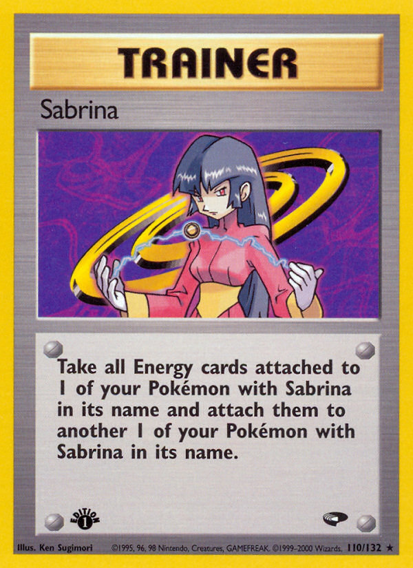 Sabrina (110/132) [Gym Challenge 1st Edition] | Nerdhalla Games