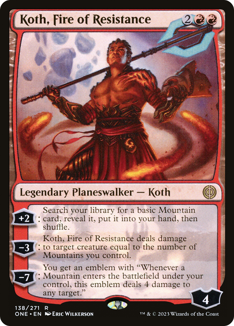 Koth, Fire of Resistance [Phyrexia: All Will Be One] | Nerdhalla Games