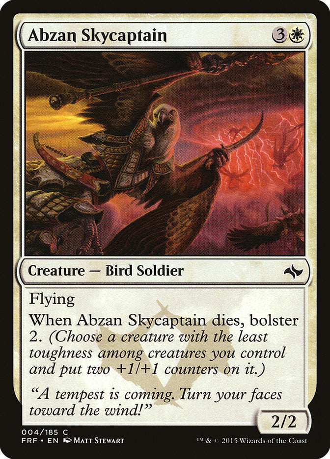 Abzan Skycaptain [Fate Reforged] | Nerdhalla Games