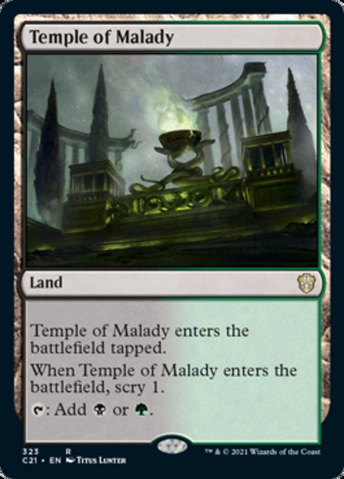 Temple of Malady [Commander 2021] | Nerdhalla Games