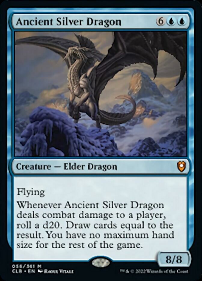 Ancient Silver Dragon [Commander Legends: Battle for Baldur's Gate] | Nerdhalla Games