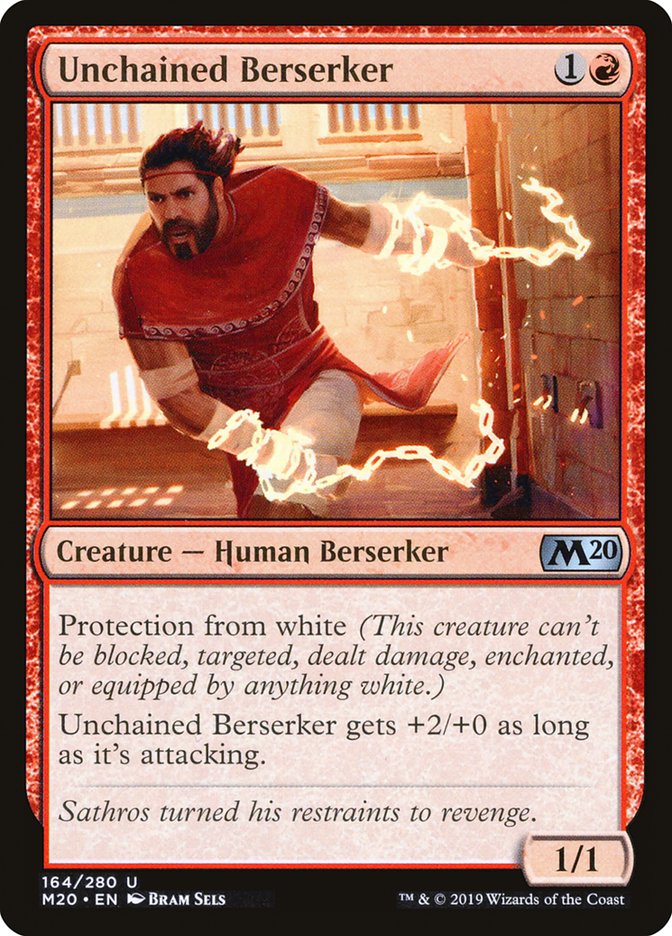 Unchained Berserker [Core Set 2020] | Nerdhalla Games