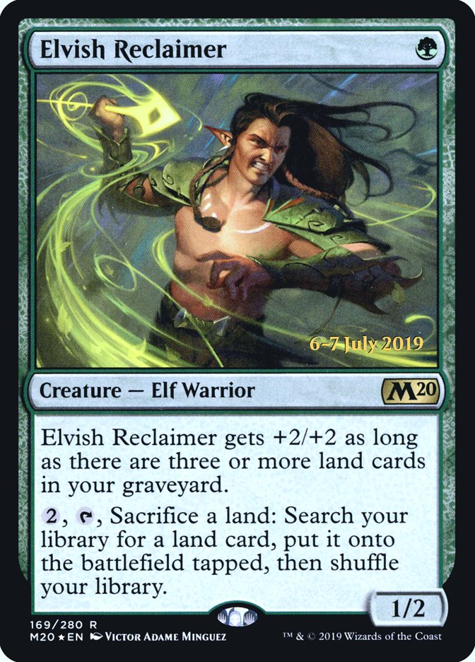 Elvish Reclaimer  [Core Set 2020 Prerelease Promos] | Nerdhalla Games