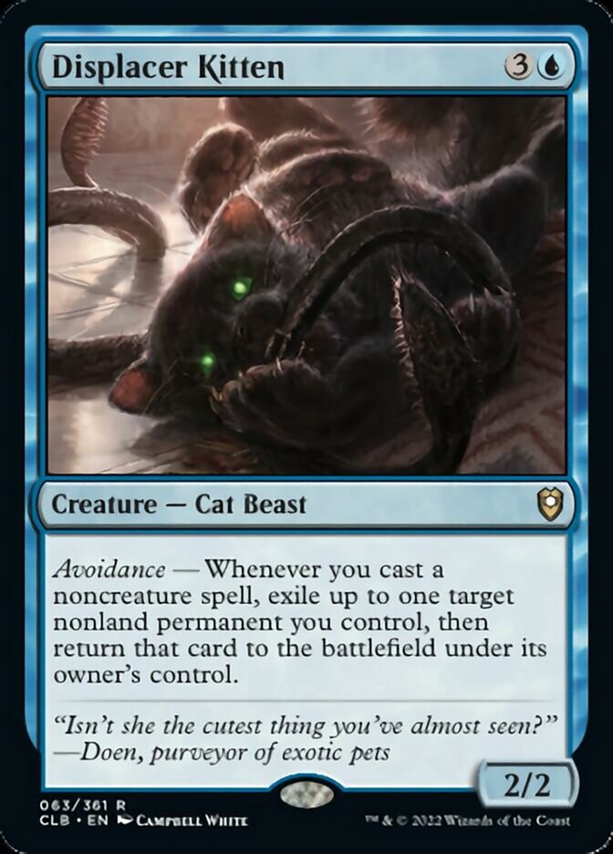 Displacer Kitten [Commander Legends: Battle for Baldur's Gate] | Nerdhalla Games