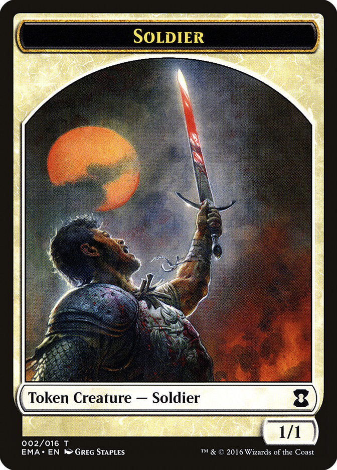 Soldier [Eternal Masters Tokens] | Nerdhalla Games