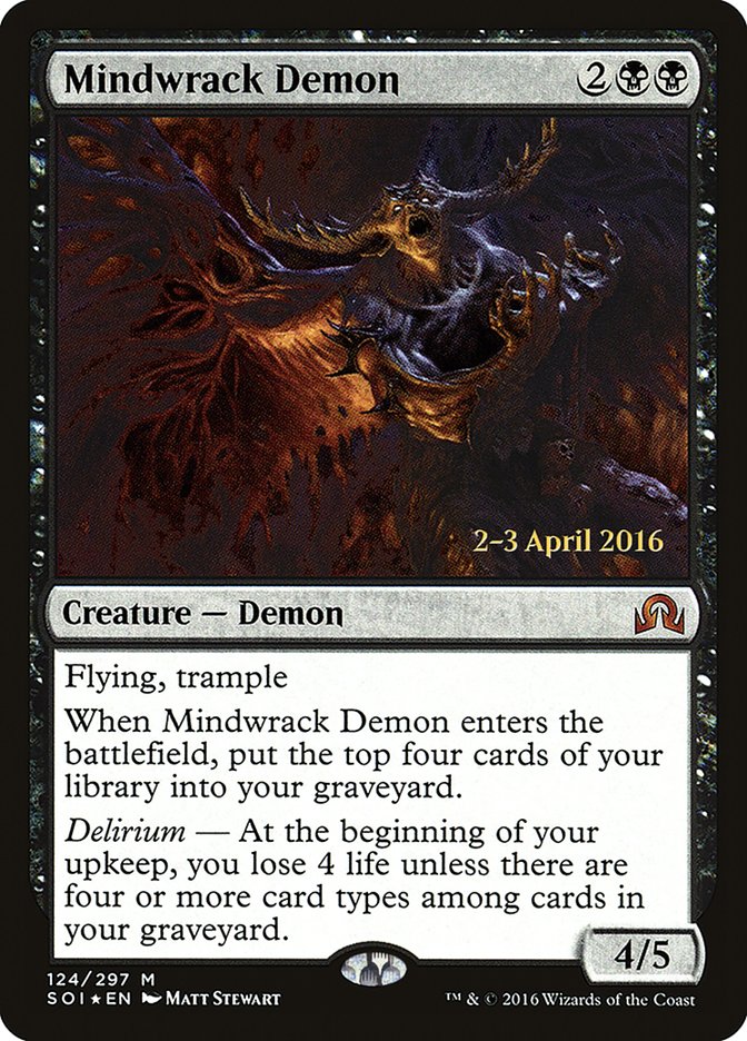 Mindwrack Demon [Shadows over Innistrad Prerelease Promos] | Nerdhalla Games