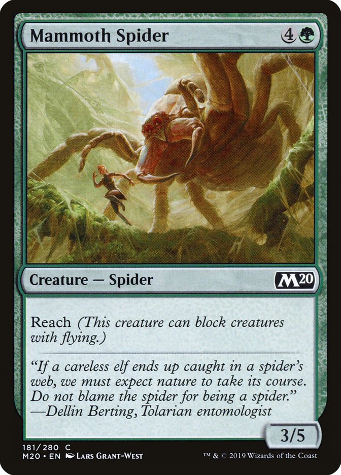 Mammoth Spider [Core Set 2020] | Nerdhalla Games