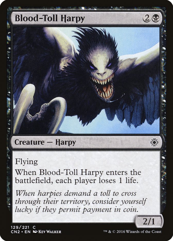 Blood-Toll Harpy [Conspiracy: Take the Crown] | Nerdhalla Games