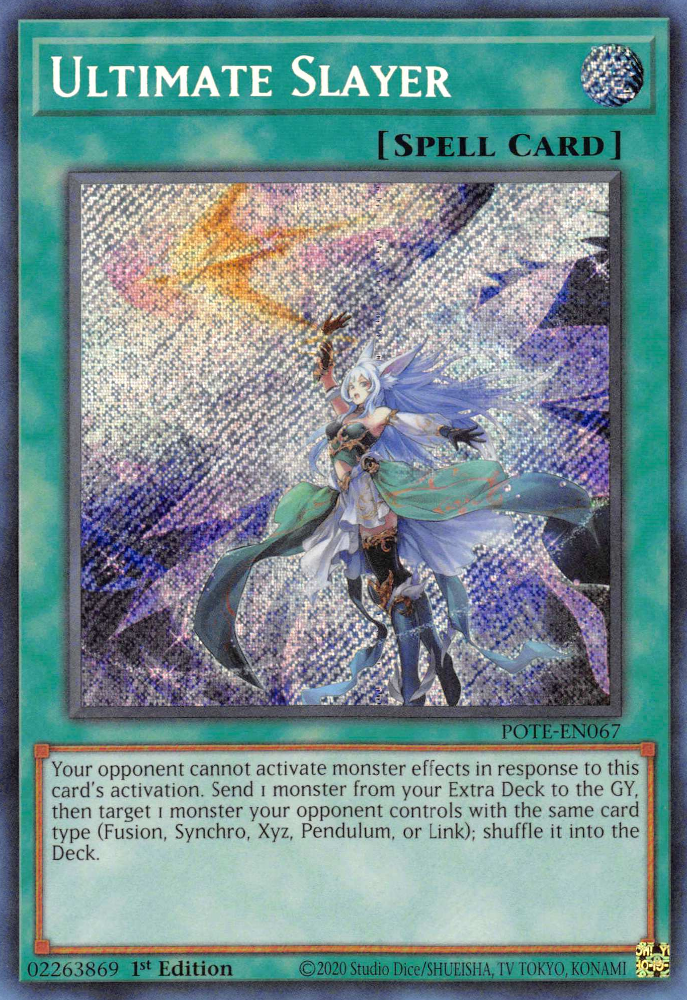 Ultimate Slayer [POTE-EN067] Secret Rare | Nerdhalla Games