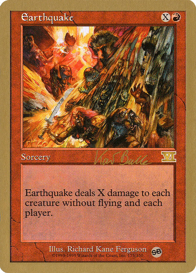 Earthquake (Kai Budde) (SB) [World Championship Decks 1999] | Nerdhalla Games