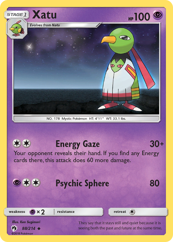 Xatu (88/214) [Sun & Moon: Lost Thunder] | Nerdhalla Games