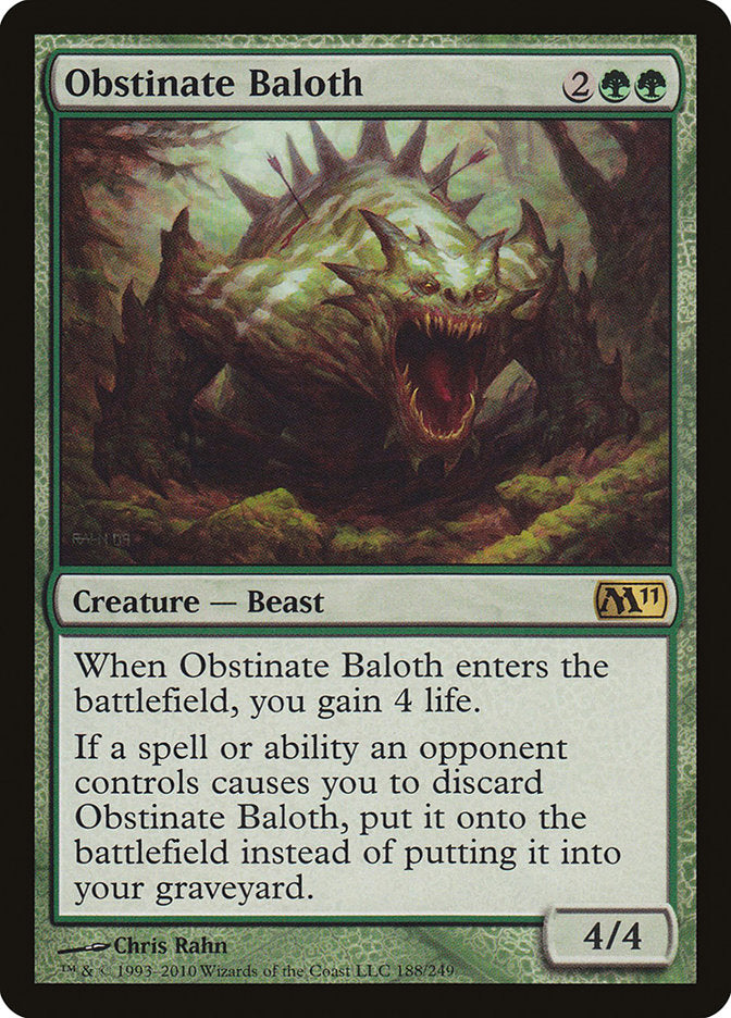 Obstinate Baloth [Magic 2011] | Nerdhalla Games