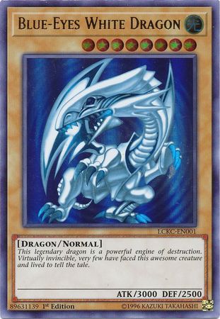 Blue-Eyes White Dragon (Version 2) [LCKC-EN001] Ultra Rare | Nerdhalla Games