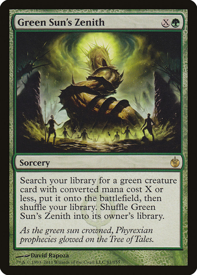 Green Sun's Zenith [Mirrodin Besieged] | Nerdhalla Games