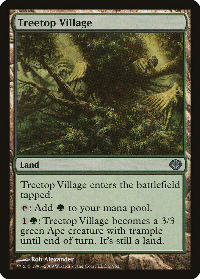 Treetop Village [Duel Decks: Garruk vs. Liliana] | Nerdhalla Games