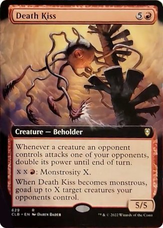 Death Kiss (Extended Art) [Commander Legends: Battle for Baldur's Gate] | Nerdhalla Games