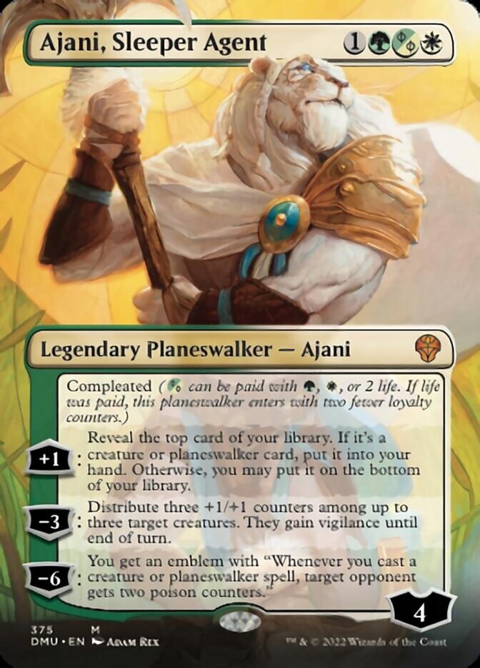 Ajani, Sleeper Agent (Borderless) (375) [Dominaria United] | Nerdhalla Games