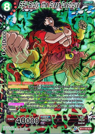 SS4 Broly, the Great Destroyer [BT11-152] | Nerdhalla Games