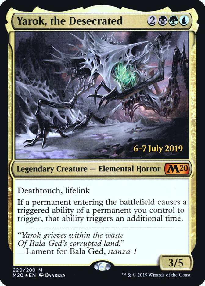 Yarok, the Desecrated  [Core Set 2020 Prerelease Promos] | Nerdhalla Games