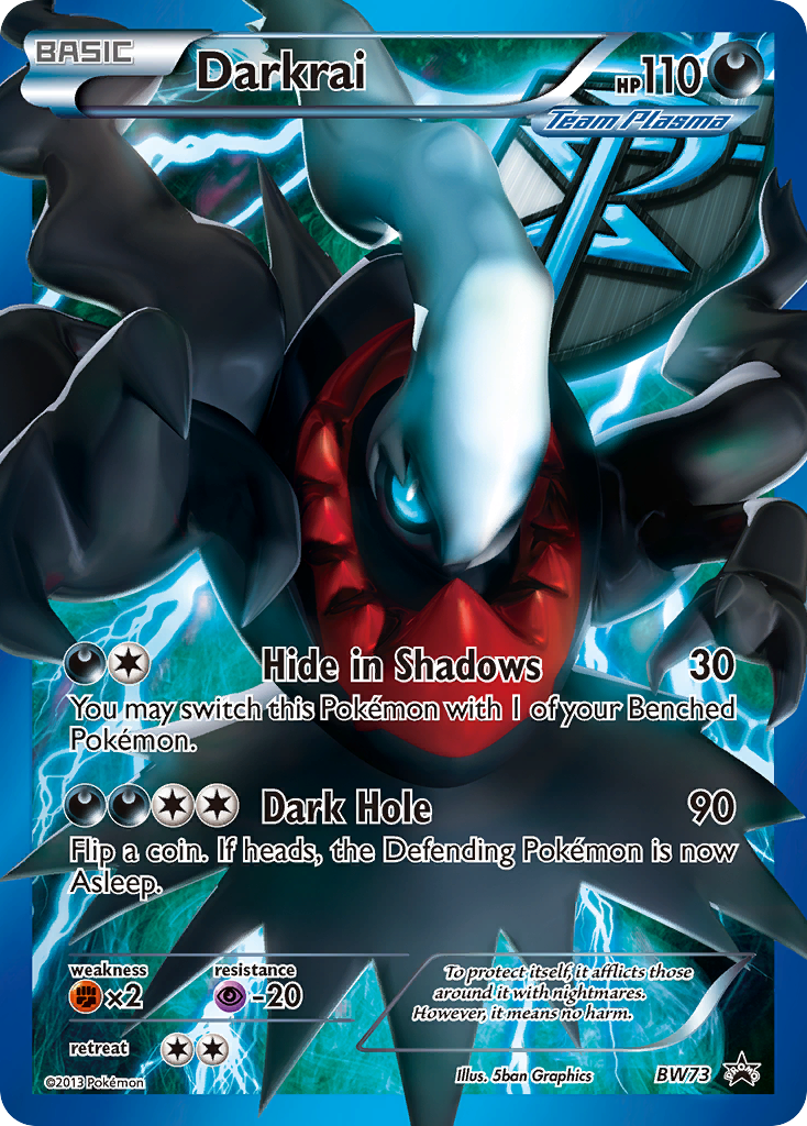 Darkrai (BW73) (Jumbo Card) [Black & White: Black Star Promos] | Nerdhalla Games