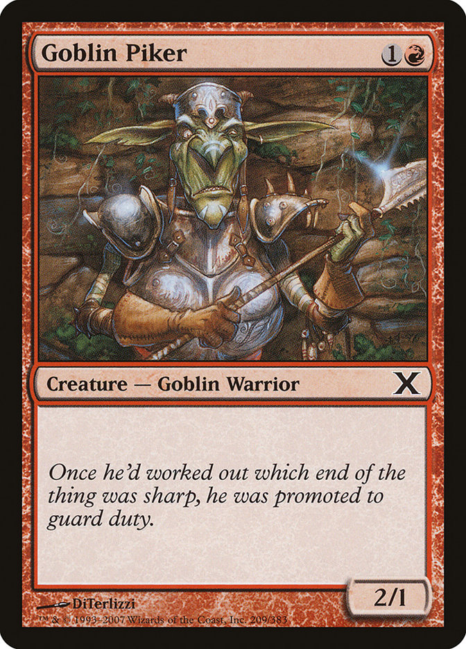 Goblin Piker [Tenth Edition] | Nerdhalla Games