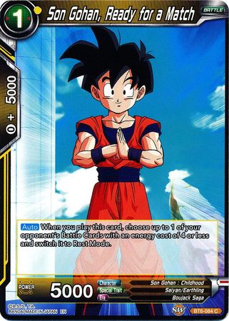 Son Gohan, Ready for a Match [BT6-084] | Nerdhalla Games