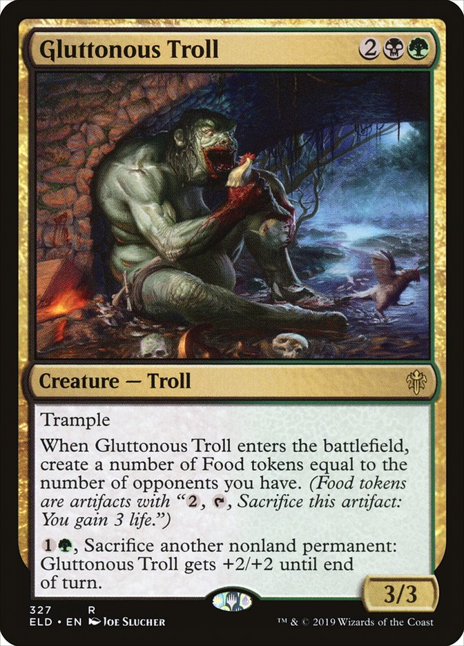 Gluttonous Troll [Throne of Eldraine] | Nerdhalla Games