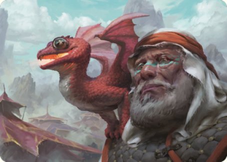 Dragon Whelp Art Card [Dominaria United Art Series] | Nerdhalla Games