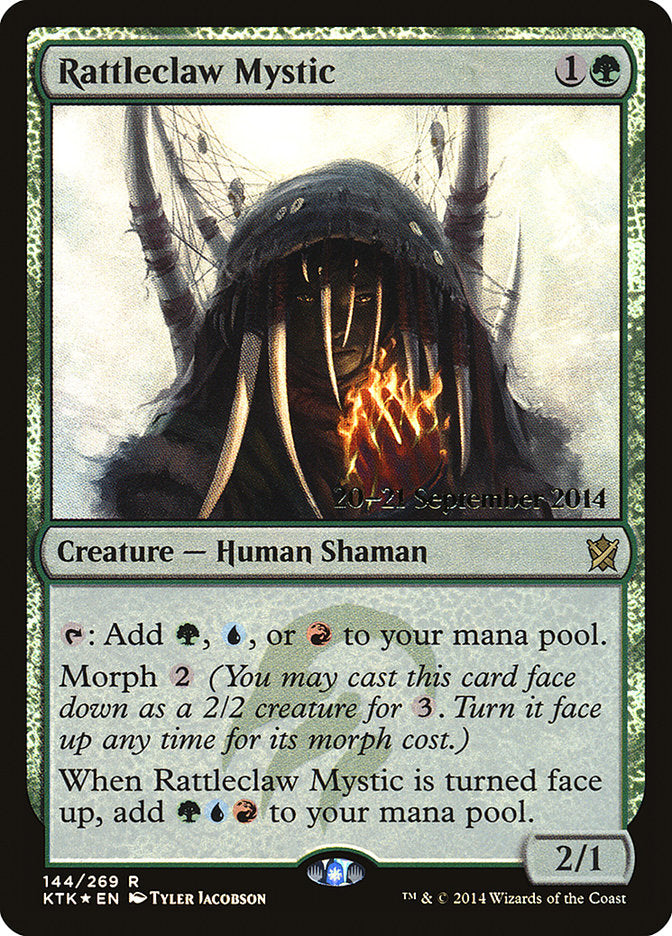 Rattleclaw Mystic  [Khans of Tarkir Prerelease Promos] | Nerdhalla Games