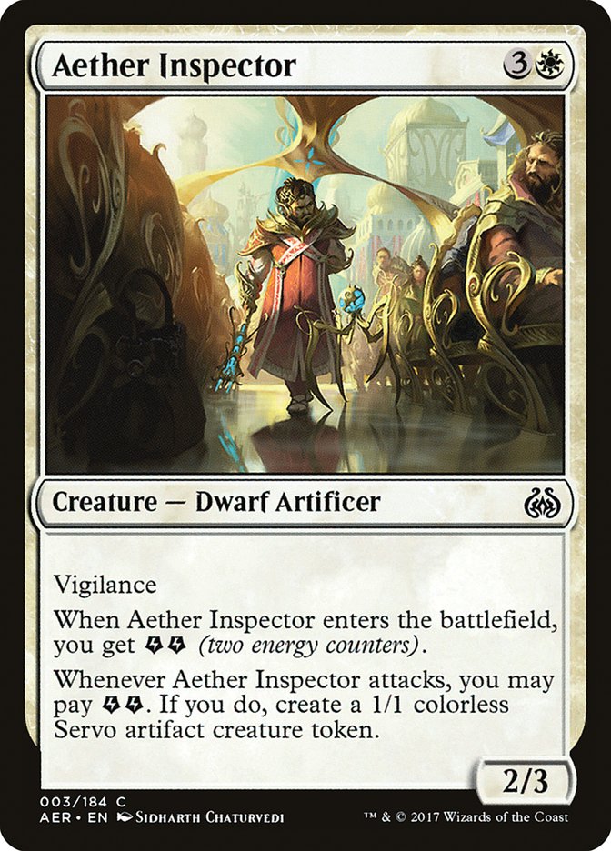 Aether Inspector [Aether Revolt] | Nerdhalla Games