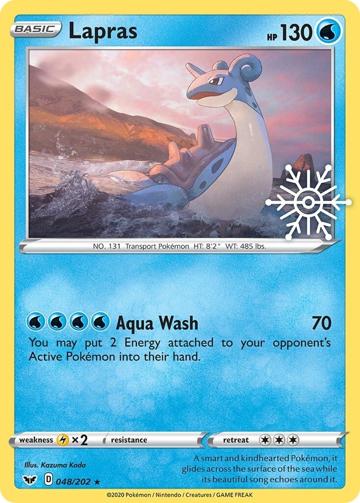 Lapras (048/202) (Holiday Calendar) [Sword & Shield: Base Set] | Nerdhalla Games