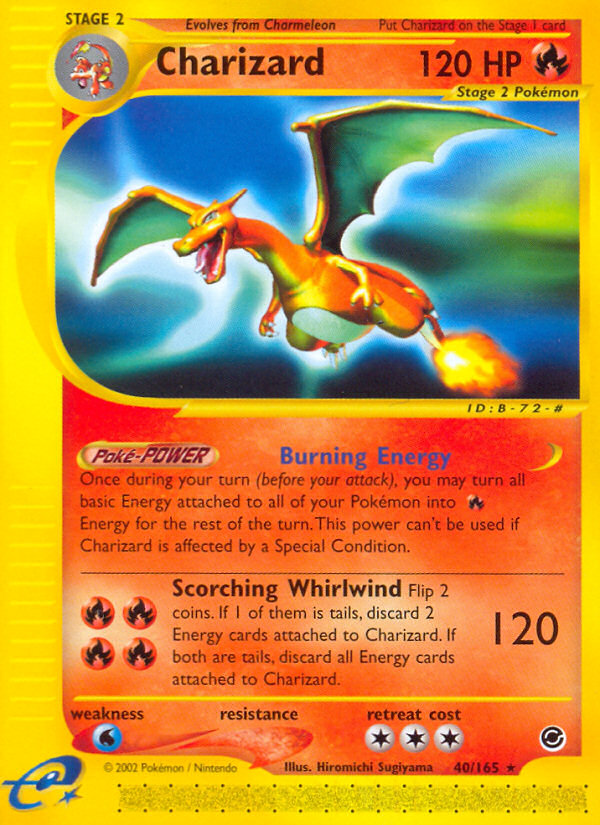 Charizard (40/165) [Expedition: Base Set] | Nerdhalla Games