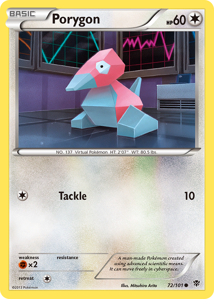 Porygon (72/101) [Black & White: Plasma Blast] | Nerdhalla Games