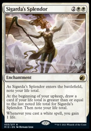 Sigarda's Splendor (Promo Pack) [Innistrad: Midnight Hunt Promos] | Nerdhalla Games