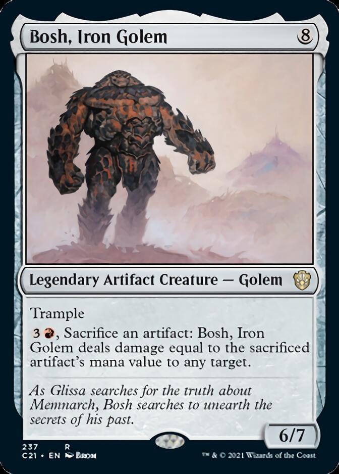 Bosh, Iron Golem [Commander 2021] | Nerdhalla Games