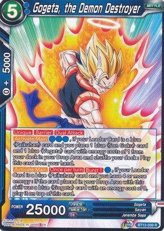 Gogeta, the Demon Destroyer [BT12-039] | Nerdhalla Games